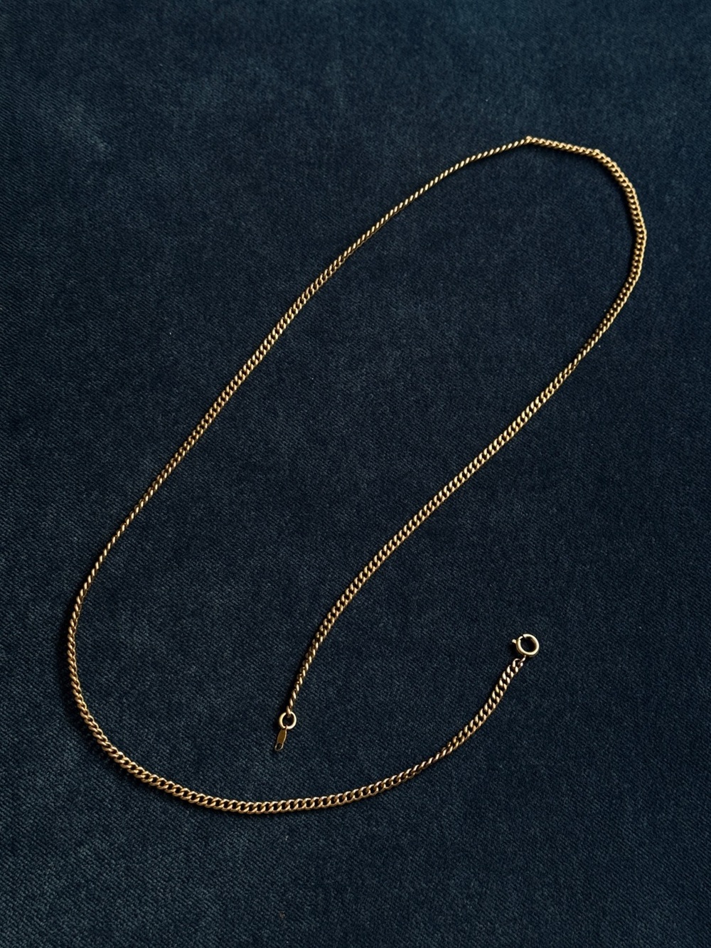 Vintage NYCO 1/20 12k Gold filled Curb Chain necklace 26” long